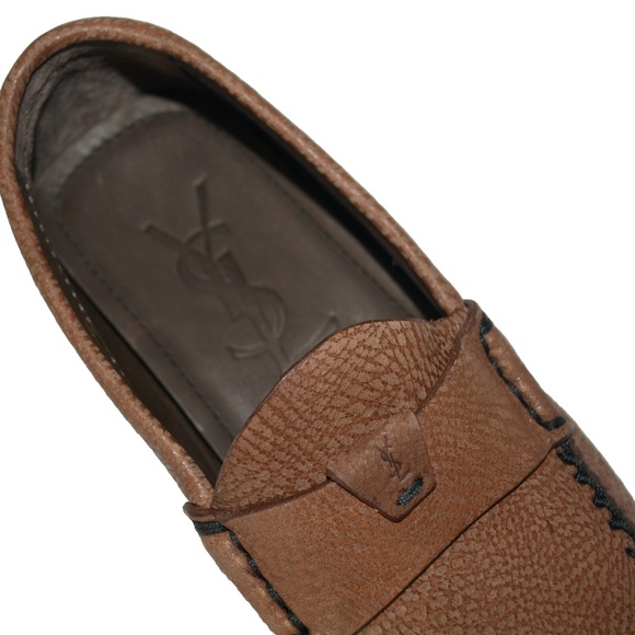 NIB SAINT LAURENT LOAFERS NUBUCK LEATHER  SHOES main image 5